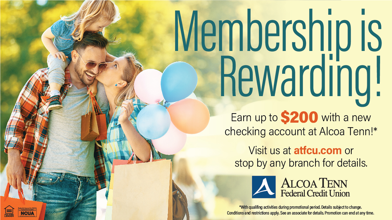 Earn Up To 200 For A New Checking Account Alcoa Tenn Federal Credit